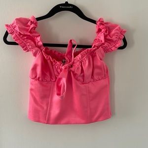 Neon Pink I AM GIA corset